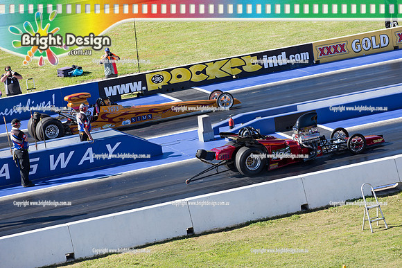 X-Champs @ Sydney Dragway FRI 2 May 2014  (1034)  AMD 3764 MICK BRAGGS RACING  AMD 1673 PETER BROWN
