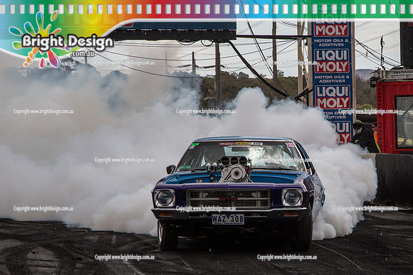 Summernats 28 Sunday 4 Jan 2015  BD  (8148)  WAZ308 BURNOUT