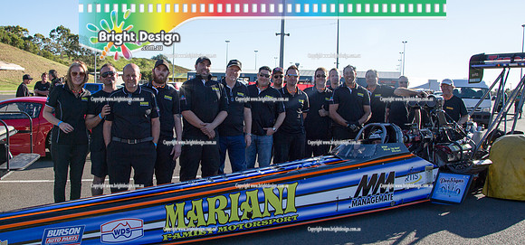 X-Champs @ Sydney Dragway SUN 4 May 2014  (7040)  TOP FUEL  TF 3546  MARK MARIANI FAMILY MOTORSPORT  CROWD