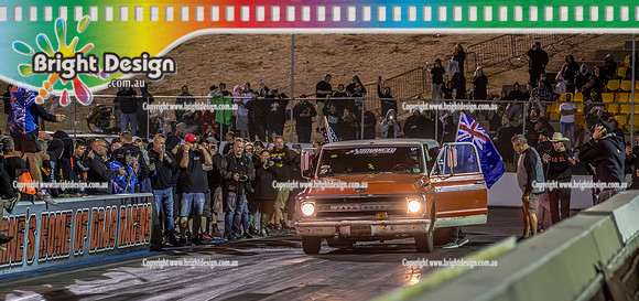 Street Outlaws NPK No Prep Kings vs Australia @ Calder D2 19 March 2023 (149558) FARMTRUCK & AZN