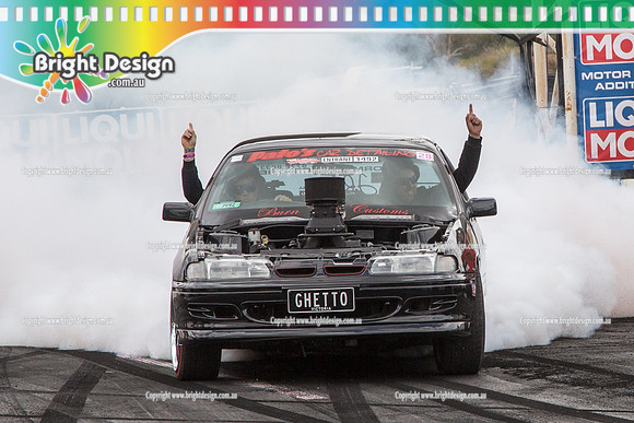 Summernats 28 Sunday 4 Jan 2015  BD  (7752)  GHETTO BURNOUT