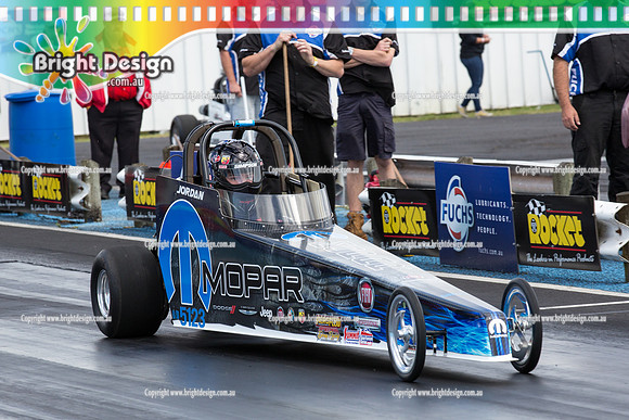 Summit Sportsman Series Rnd 1 Drag Racing 17 Jan 2015 @ Portland  (10069)  JUNIOR DRAGSTER MOPAR BJD 5123 JORDON