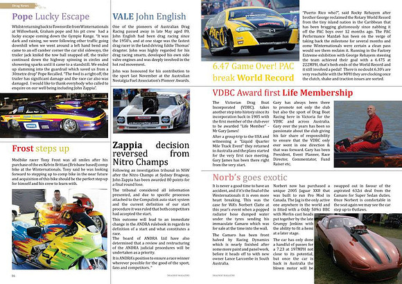 Dragway Magazine Issue #5 - Back