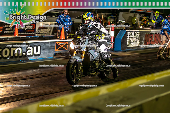 Fast Friday & Roll Racing @ Calder Park Drag Racing 19 April 2024 (166238)- BIKE