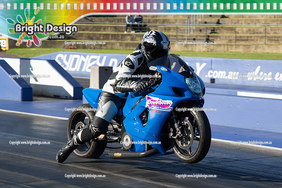 X-Champs @ Sydney Dragway SUN 4 May 2014  (6956)  BIKE  TBC BLUE