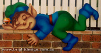 4- E-01 Lazy Elf Outdoor Christmas Decoration for Outside Commercial Christmas Displays