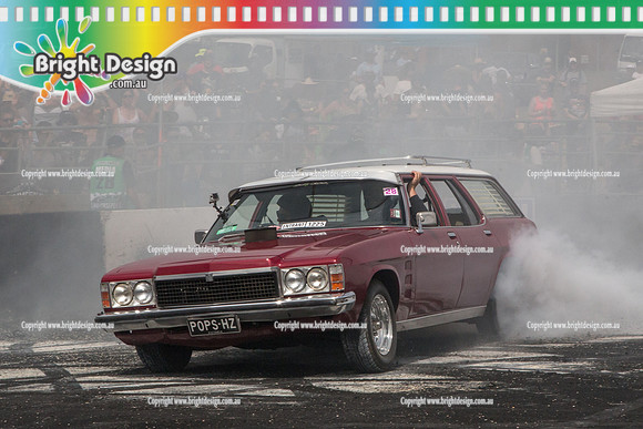 Summernats 28 Sunday 4 Jan 2015  BD  (8290)  POPSHZ BURNOUT