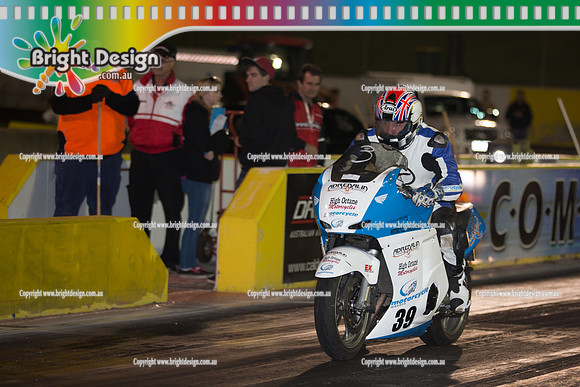 ANDRA Street Outlaws Drag Racing Quals Rnd 4 @ Calder Park  5 August 2014 (22990)  BIKE