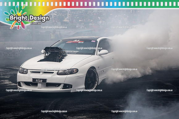 Summernats 28 Sunday 4 Jan 2015  BD  (8016)  FEAR BURNOUT