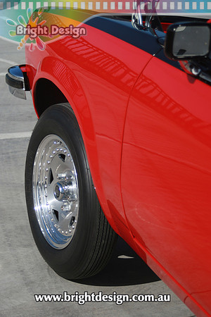 CA999 Red Holden Hatch Torana Custom Paintworks by Bright Design Custom Body n Paint 2 (2)