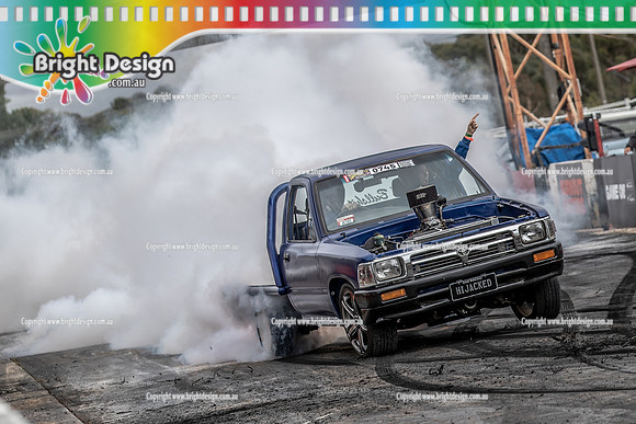 Summernats 34 Friday 7 Jan 2022  BDMP3059  HIJACKED BURNOUT