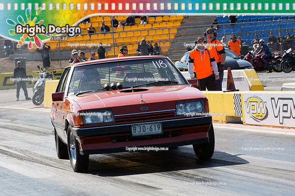 ANDRA Street Outlaws Drag Racing Quals Rnd 5 @ Calder Park 24 September 2014 (24194)  BJO619