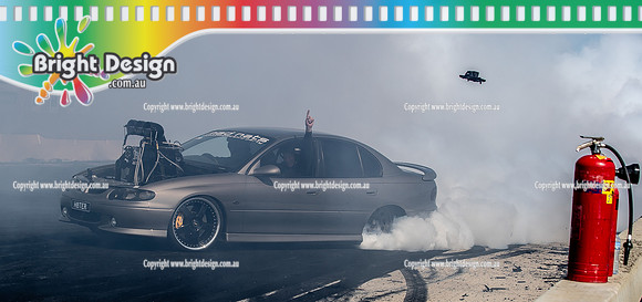Skid City Day 4 @ Swan Hill Sept 2023 (10873) H8TER BURNOUT HEATH MADGWICK