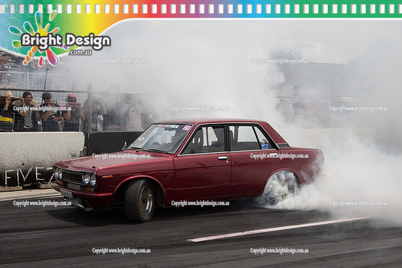 Summernats 28 Sunday 4 Jan 2015  BD  (7648)  QIK510 BURNOUT