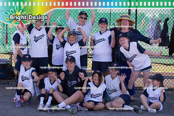 Berwisk Braves Softball  Club Finals Under 13 Girls  22 March 2015 (1400)