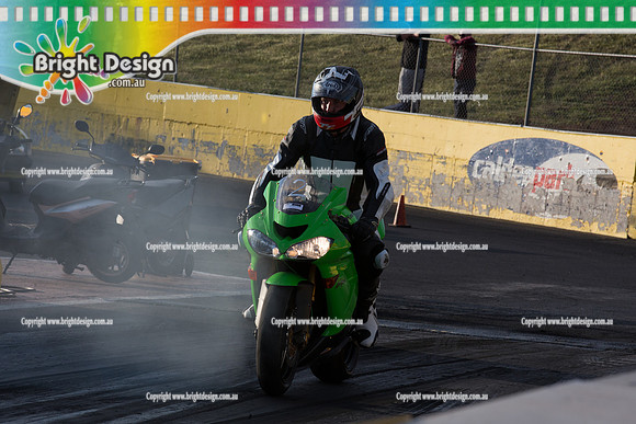 ANDRA Street Outlaws Drag Racing Quals Rnd 6 @ Calder Park 10 October 2014  (25618)  BIKE