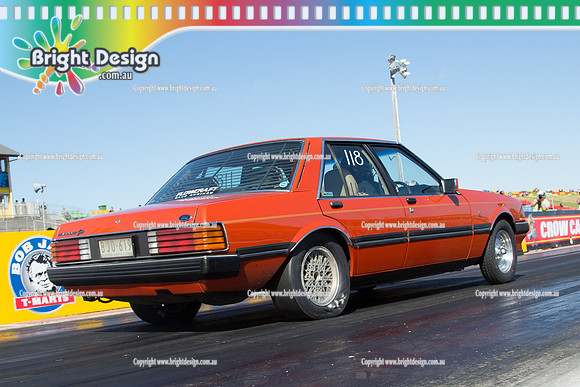 ANDRA Street Outlaws Drag Racing Quals Rnd 5 @ Calder Park 24 September 2014 (24599)  BJO619