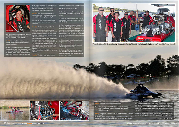 WARR Magazine Issue 1 - p30-31 Mark Leslie Thunder Down Under