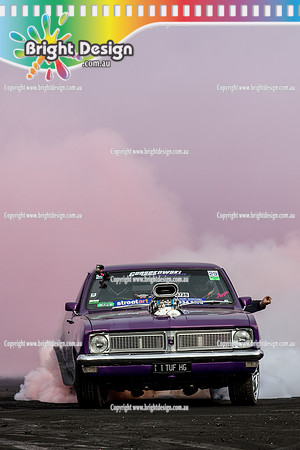 Summernats 29 SATURDAY 8 Jan 16  BDMP7020  1TUFHG BURNOUT