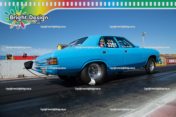ANDRA Street Outlaws Drag Racing Quals Rnd 5 @ Calder Park 24 September 2014 (24544)  MAURICE MICALLEF SSA 3351 XCSVO