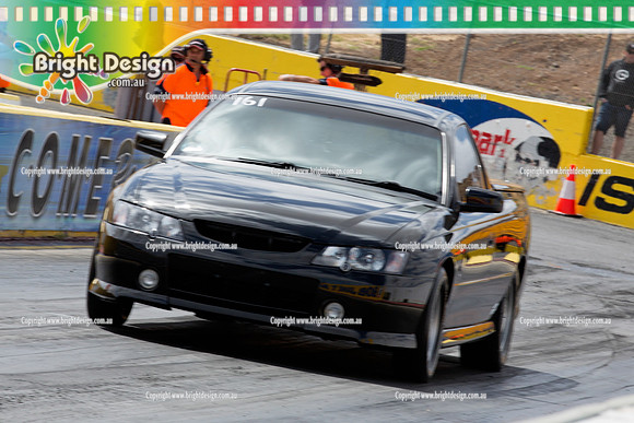 ANDRA Test n Tune @ Calder Park Raceway  SAT 25 Jan 2014  (7337)  ENTRANT 161 BLACK UTE