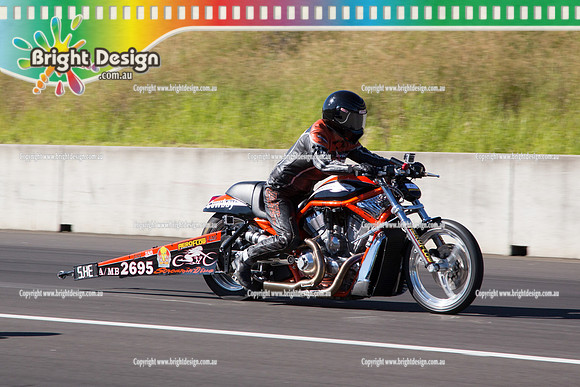 X-Champs @ Sydney Dragway SUN 4 May 2014  (6719)  MODIFIED BIKE  AMB 2695 NIKI ZAKRZEWSKI