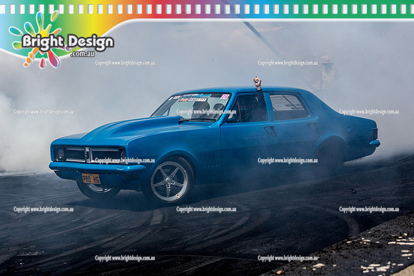 Summernats 28 Saturday 3 Jan 2015  BD  (5015)   PROHG BURNOUT