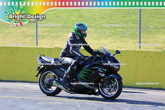 ANDRA Street Outlaws Rnd 2 @ Calder Park  SUN 3 Aug 2014   (19921)  BIKE GREEN  1L9JB
