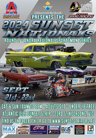2024 Event Flyer Sunset Nationals Sept 2024
