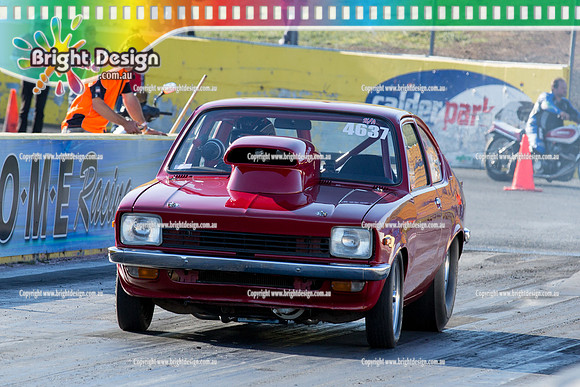 ANDRA Street Outlaws Drag Racing Quals Rnd 5 @ Calder Park 24 September 2014 (25206)  RED GEMINI SSA 4637