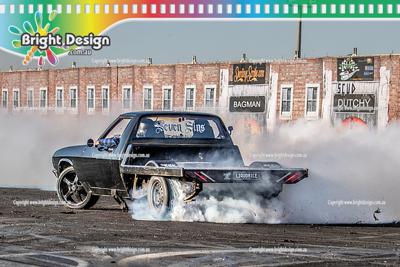 Skid City Day 4 @ Swan Hill Sept 2023 (13361) LIQUORICE BURNOUT