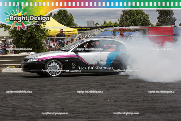 Autofest Shepparton Springnats 21  SUN 24-11-13  (6092)  WILFUL DAMAGE