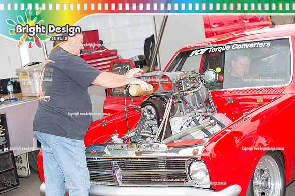 ANDRA Southern Nationals @ Calder Park Raceway  FRI 4 April 2014  (15306)  CRAIG GERDES  PUMPKIN RACING  HK572