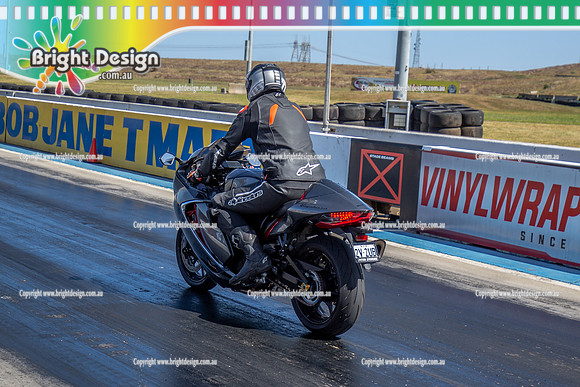 Fast Friday on Saturday @ Calder Park Drag Racing 12 October 2024 (171241) BIKE 2V2UB