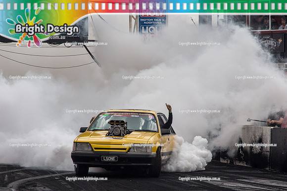 Summernats 28 Sunday 4 Jan 2015  BD  (8121)  LSONE BURNOUT
