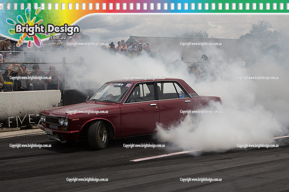 Summernats 28 Sunday 4 Jan 2015  BD  (7647)  QIK510 BURNOUT