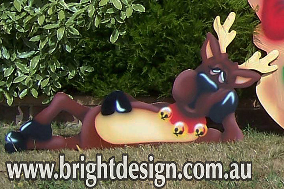 3-10 R-01 CG Reindeer Outdoor Christmas Display