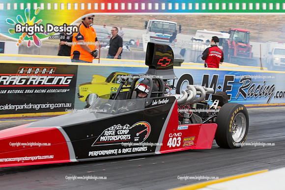 ANDRA John Taverna Classic #1 @ Calder Park Raceway March 1 2014  (12109)  CMD 403  LUKE CARTLEDGE