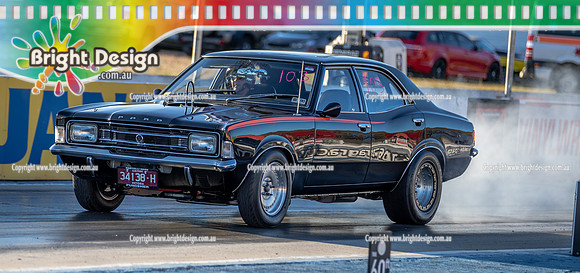 Fast Friday & Roll Racing @ Calder Park Drag Racing 31 January 2025 (175373) 34138H CORTINA