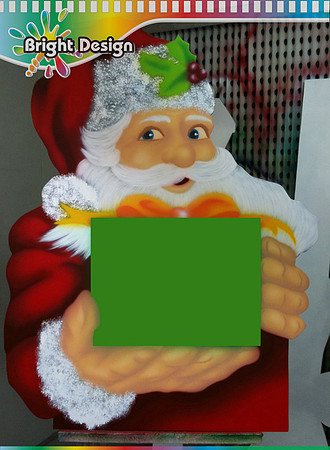 2- S-18 Bright Design Santa Signage Custom Airbrushing by Bright Design Airbrush Studio (2)