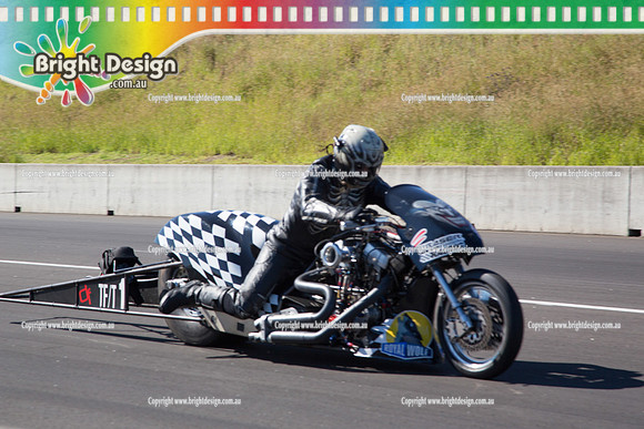 X-Champs @ Sydney Dragway SUN 4 May 2014  (6526)  BIKE TOP FUEL MOTORCYCLE TFT #1 CHRIS PORTER