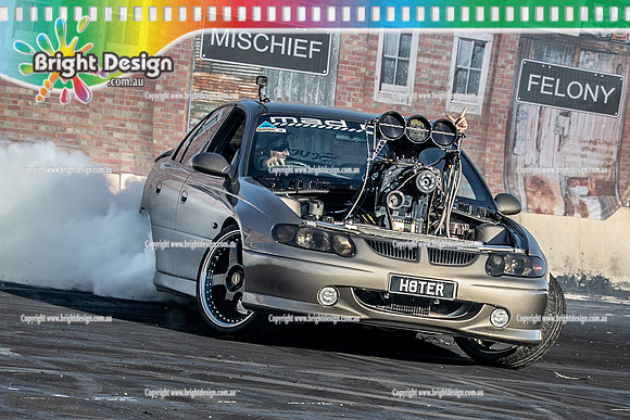 Skid City Day 4 @ Swan Hill Sept 2023 (12827) H8TER BURNOUT HEATH MADGWICK